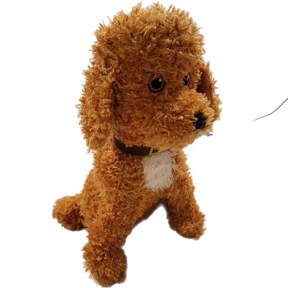 FANCY NANCY FRENCHY Puppy Dog plush 11" Barks Orange Brown Disney Junior Stuffed - Picture 3 of 11